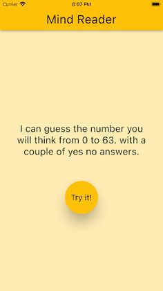 Mind Reader - Screenshot 1