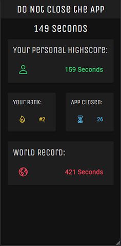 Do not close the App - Screenshot 2