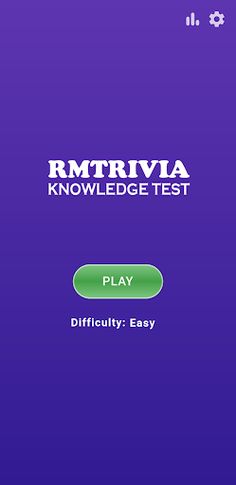 RMTrivia - Knowledge Test - Screenshot 1