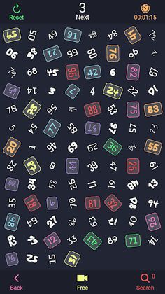 Find numbers: 1 to 100 - Screenshot 2