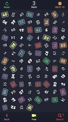 Find numbers: 1 to 100 - Screenshot 2