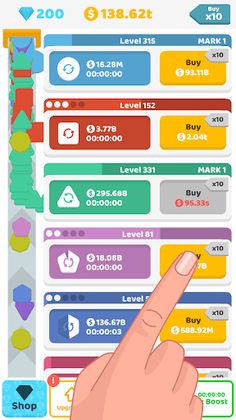 Idle Shapes Factory - Screenshot 3