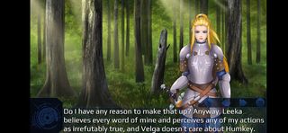 Zeliria Sanctuary. Visual nove - Screenshot 3