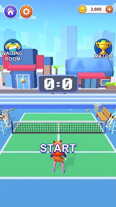 K-pop Tennis-Smash Serve - Screenshot 1