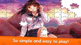 School Character Anime Puzzle - Screenshot 2