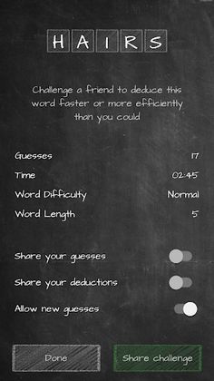 Chalk Jotto - Screenshot 2