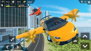 Real Sports Flying Car 3d - Screenshot 3
