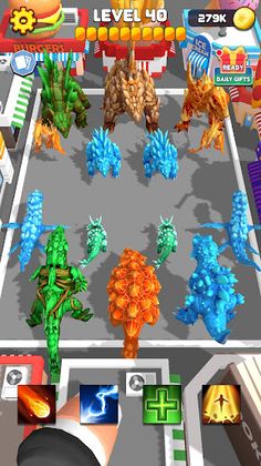 Crystal Dinosaur Element Fight - Screenshot 4