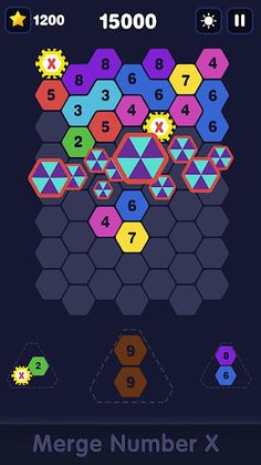 Merge Number X – Hexa Block Pu - Screenshot 2
