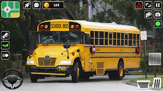 American School Bus Simulator - Screenshot 2