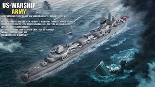 US Warship Army Battle Ship - Screenshot 2