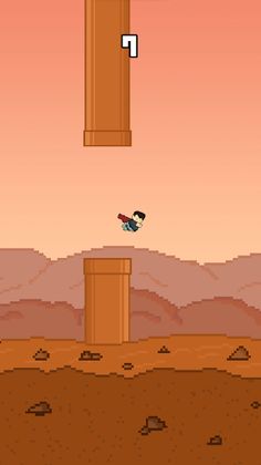 Flappy Superhero - Screenshot 3