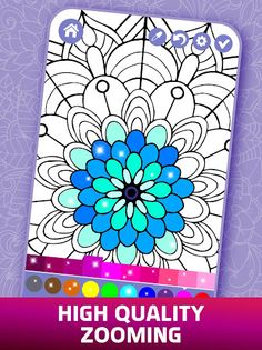 Relaxing Adult Coloring Book - Screenshot 2