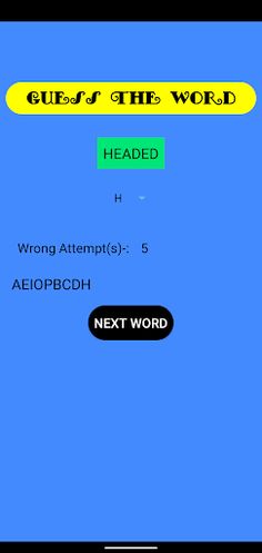 Guess The Word - Screenshot 3