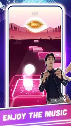 Jungkook 3D BTS Tiles Hop Song - Screenshot 1