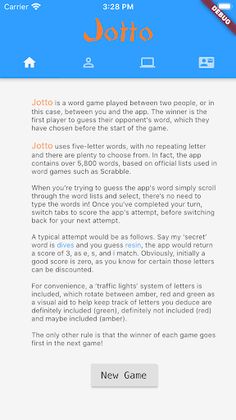 Jotto - Screenshot 1