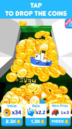 Idle Coins Pusher - Screenshot 2