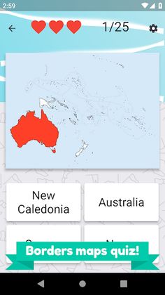 Oceania and Australia quiz – c - Screenshot 4