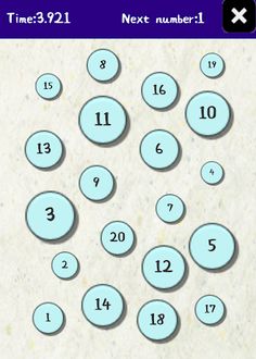 Vision Training Num Touch - Screenshot 4