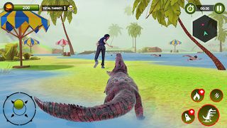 Hungry Animal Crocodile Games - Screenshot 1