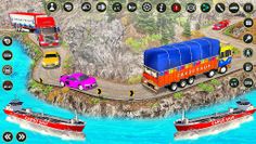 Indian Cargo Truck Lorry 3d - Screenshot 2