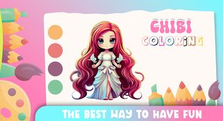 Chibi Doll Dress up Coloring - Screenshot 1