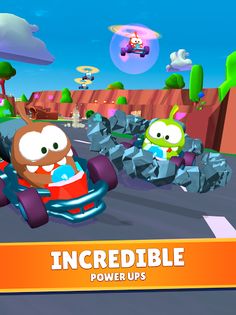 Om Nom: Racing - Screenshot 3