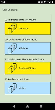 Juego de palabras en inglés - Screenshot 1