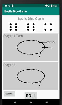 Beetle Dice Game - Kevertje Go - Screenshot 2