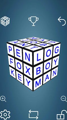 Word Puzzle Cube - Screenshot 1