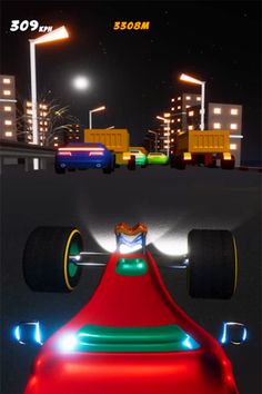 Traffic F1 Night Race - Screenshot 1