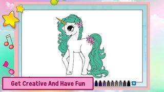 Unicorn Coloring Games Puzzle - Screenshot 3