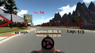 GoKart Racer VR Cardboard - Screenshot 2