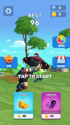Ninja Must Dash - Screenshot 1