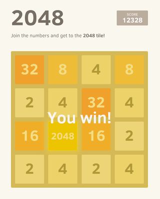 2048 puzzle game - Screenshot 2