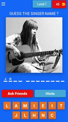 Hollywood Singers Trivia Quiz - Screenshot 1