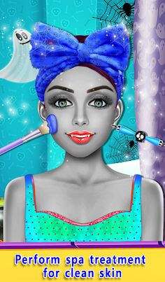 Halloween Makeover Salon Games - Screenshot 1