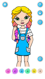 Girls Coloring Book for Girls - Screenshot 2