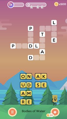 Letter Bounce - Word Puzzles - Screenshot 1