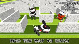 Futuristic Puppy Maze Run Simu - Screenshot 1
