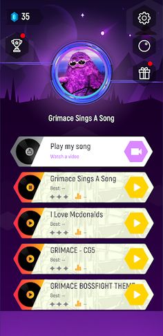 Tiles Hop: Evil Grimace Shake - Screenshot 2