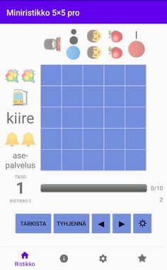 Miniristikko 5×5 pro - Screenshot 2
