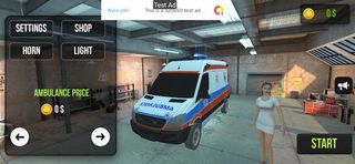 Ambulance Driver 3D Simulation - Screenshot 1