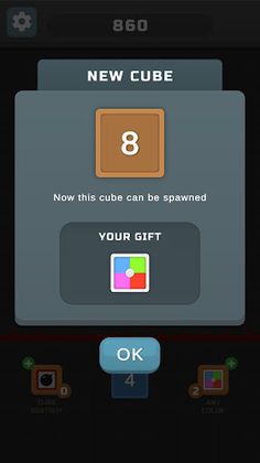 Gravity Cubes: Physics 2048 - Screenshot 3