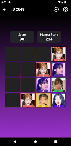 IU 2048 Game - Screenshot 3