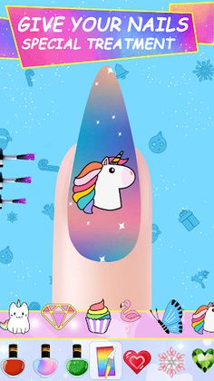 Paint nails game:nail salon 3D - Screenshot 2