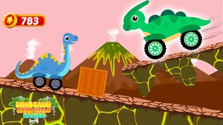 Dino Cars Hills Racing Games - Screenshot 3
