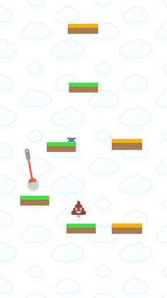 Leaping poop game: dodge plung - Screenshot 2