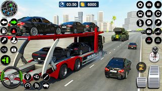 Us Army Transport truck Sim 3D - Screenshot 1