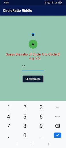 Circle Ratio puzzle - Screenshot 2